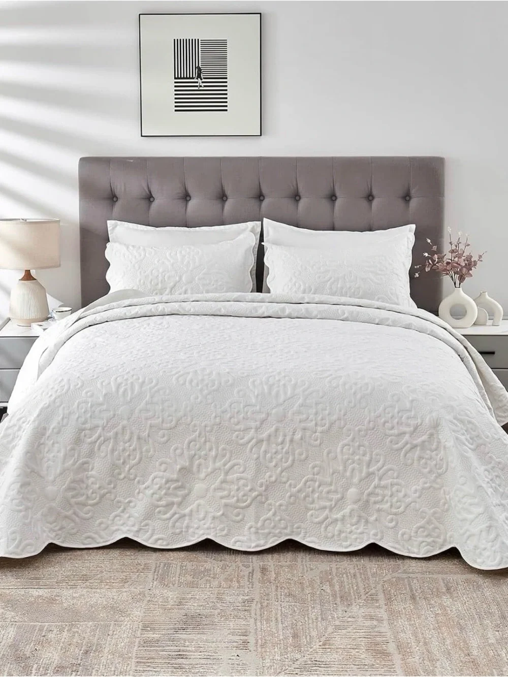 Oversized King Bedspread Set. King size